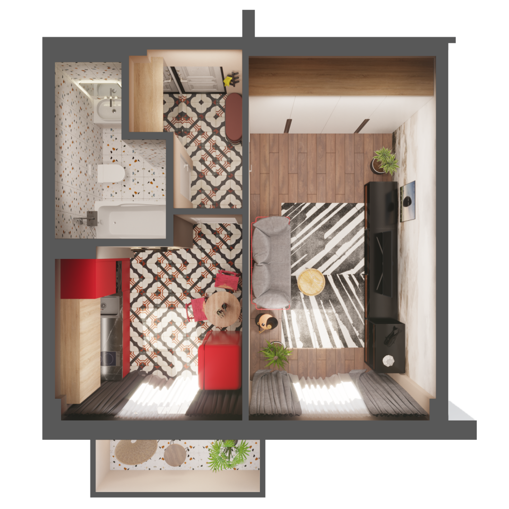 Flat Layout Design