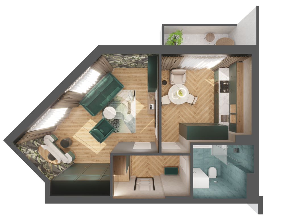 Flat Layout Design
