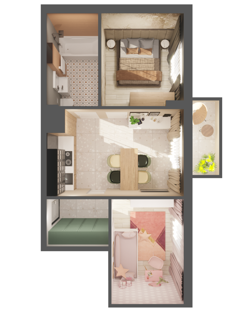 Flat Layout Design