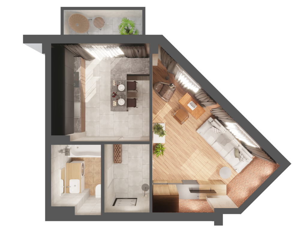 Flat Layout Design