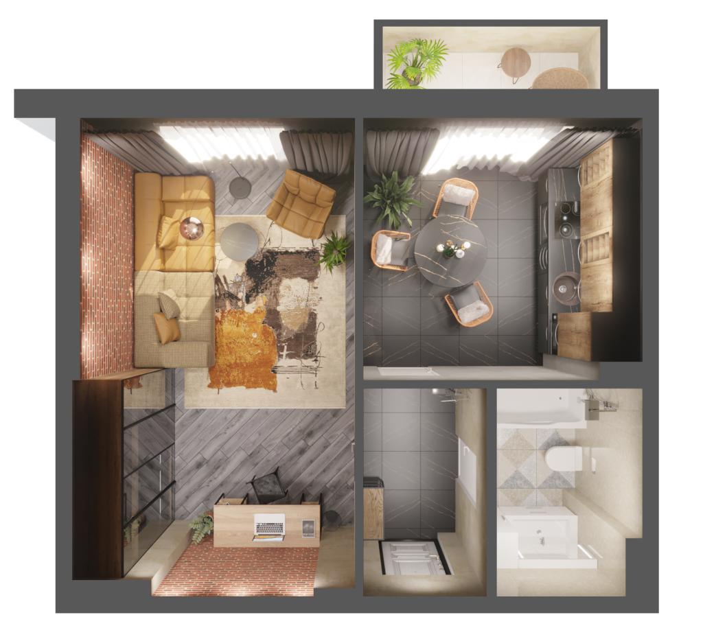 Flat Layout Design
