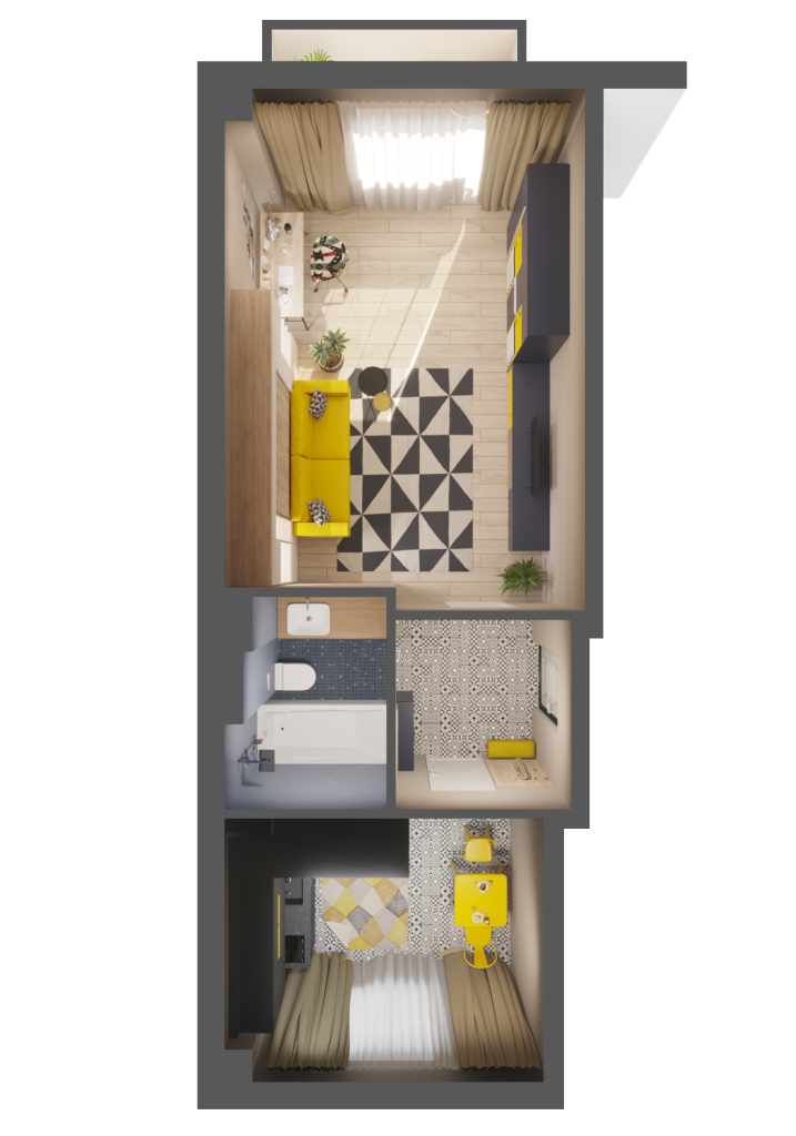 Flat Layout Design