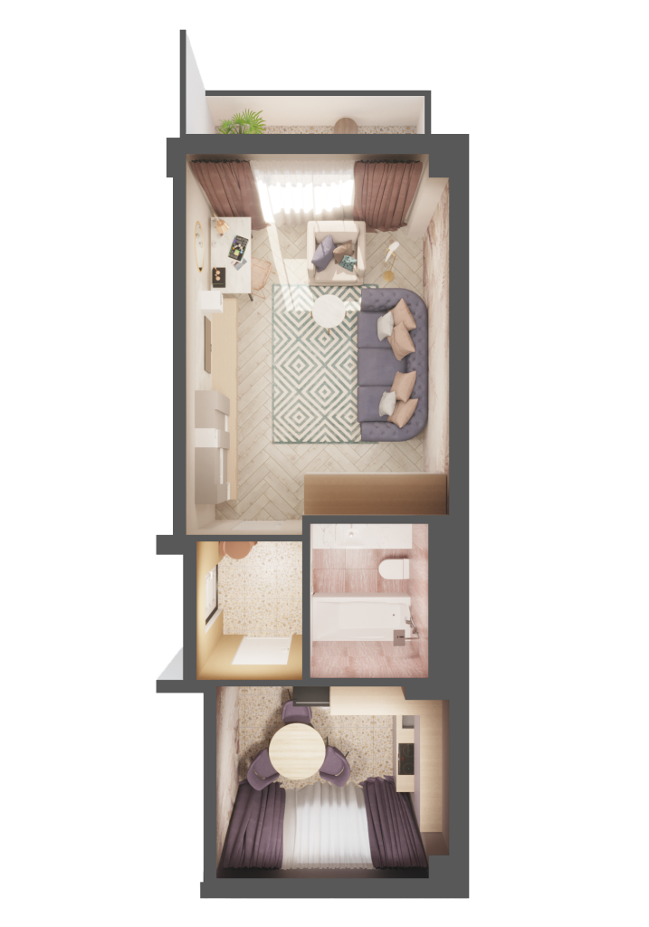 Flat Layout Design