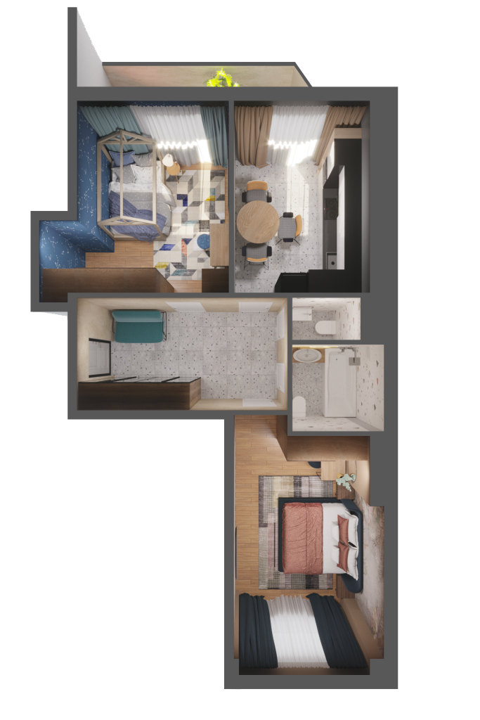 Flat Layout Design