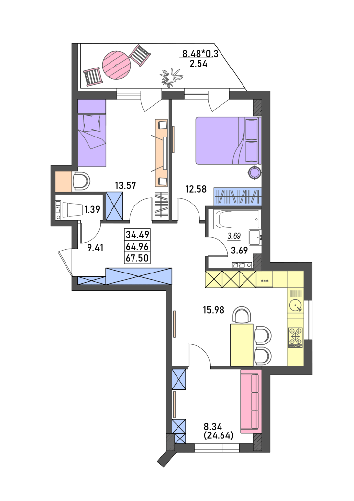 Flat Layout Design